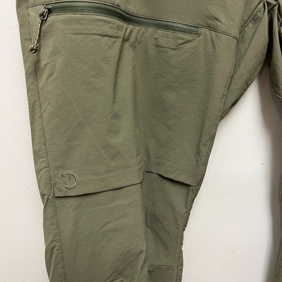COPY - NWT Fjallraven Men's Green High Coast Hike Trouser Pants Belted Green Ou… - Picture 10 of 10